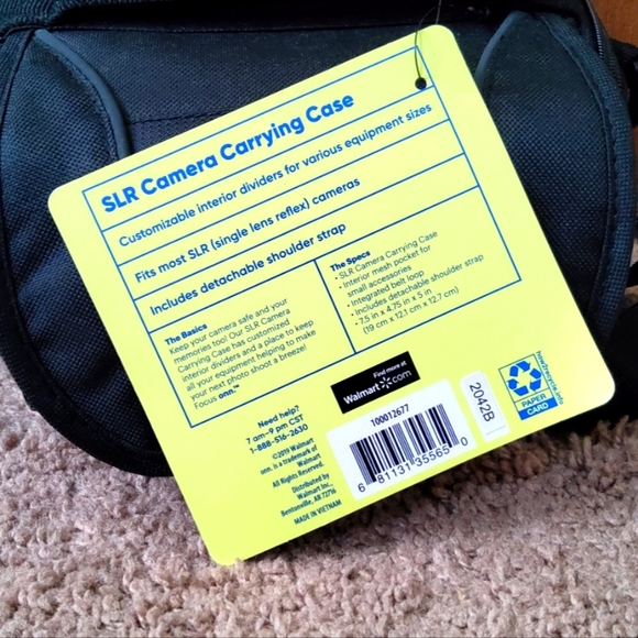 š„Onn SLR Carrying Case with Detachable Shoulder Strapš„ - Picture 6 of 7